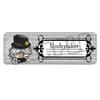 Anime Black Butler Boarding School Edition [Funeral Shop] Leather Badge [Long] M D view 1