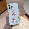 100pcs Cartoon Stickers for Water Bottles,Cute Funny Cartoon Character Cats Stickers Waterproof Vinyl Decals for Teens Laptops Luggage Journal Notebook Skateboard Phone view 2