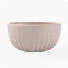 LittleKind Henley Silicone Bowl  Toddler-Friendly, Easy-Scoop Design, 100% Food-Grade Silicone, Spill-Reducing & Dishwasher Safe (Pink Blossom) view 1