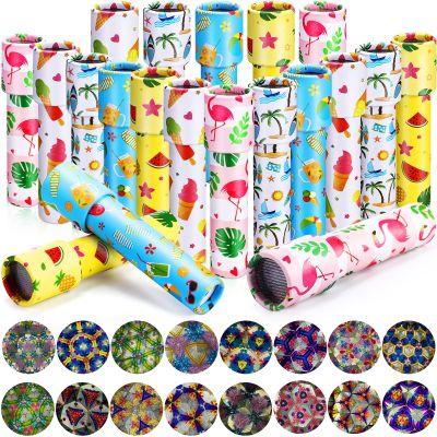 Chivao 20 Pcs Classic Kaleidoscopes Educational Toys for Party Favors Fun Kaleidoscope Toy for Stock Stuffers Bag Fillers Birthday Party School Classroom Prizes, Random Colors (Summer)