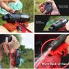 Vinciph Superhero Web Shooter Water Toy Set with Role Play Glove, 2-in-1 Outdoor Water Blaster & Dart Launcher for Kids Summer Pool Beach Backyard Play view 4