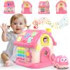 Fidecexv Montessori Toys for 1 Year Old Girl Gifts, 12-in-1 Musical House Toddler Learning Toys for 1-2, 1st First Birthday Gifts for Girls and Boys Baby 6-12 12-18 6-24 Months view 1