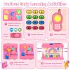Fidecexv Montessori Toys for 1 Year Old Girl Gifts, 12-in-1 Musical House Toddler Learning Toys for 1-2, 1st First Birthday Gifts for Girls and Boys Baby 6-12 12-18 6-24 Months view 3