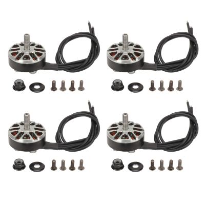 2807 Brushless Motor, 33x19mm Aluminum Alloy and Copper, 2S-6S Compatible for Mark4 FPV 7-8 inch Drone, 12N14P Framework, 4-Pack with Hardware