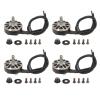 2807 Brushless Motor, 33x19mm Aluminum Alloy and Copper, 2S-6S Compatible for Mark4 FPV 7-8 inch Drone, 12N14P Framework, 4-Pack with Hardware view 1