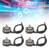 2807 Brushless Motor, 33x19mm Aluminum Alloy and Copper, 2S-6S Compatible for Mark4 FPV 7-8 inch Drone, 12N14P Framework, 4-Pack with Hardware view 3