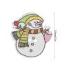 Tbest Clothin Aries and Surrodins 200Pcs Cute Ix Se Wooden BUON Flatback Snowan Elk Hand Ft Arieor Chriaiy Clothin Aries view 2