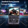 Handheld Game Console with Dual 3D Sticks, 640x480 High Resolution Screen, 60+ Emulator Games for Linux System 3.5 inch Portable Game Console for Home Travel, Rear L R Keys view 4