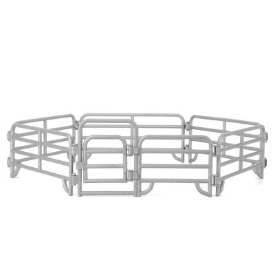 Tbest Fiure Toys 6Pcs Ld Play House Arden Far Fence Uardrail Door Bloc Kid Toy ARY Ld'S Toys (PL127-A)