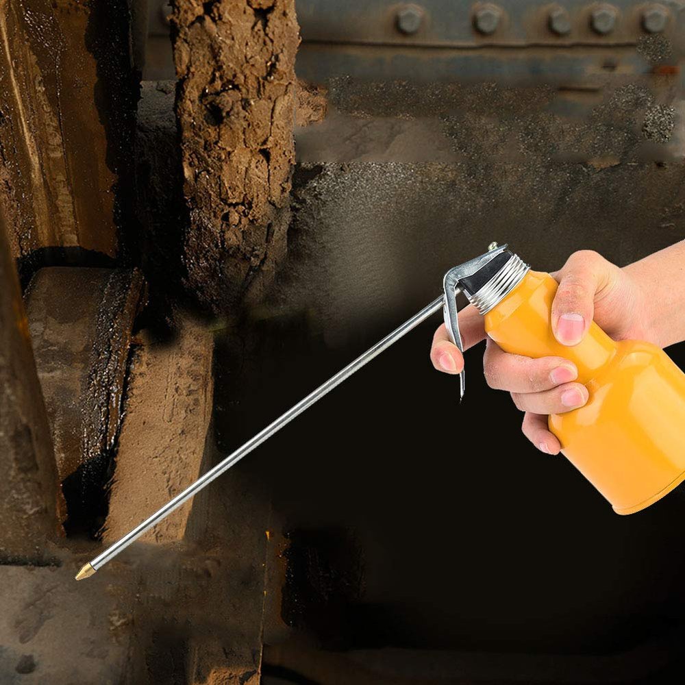 1 Pcs High Pressure Machine Oiler, High Pressure Oiler, Can Aluminum Alloy Pump Metal Oil Can (Aluminum alloy)
