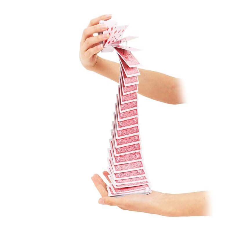 Automatic Waterfall Magic Playing Cards - Seamless Flow Professional Cardistry & Illusion Trick Deck for Magicians and Card Enthusiasts