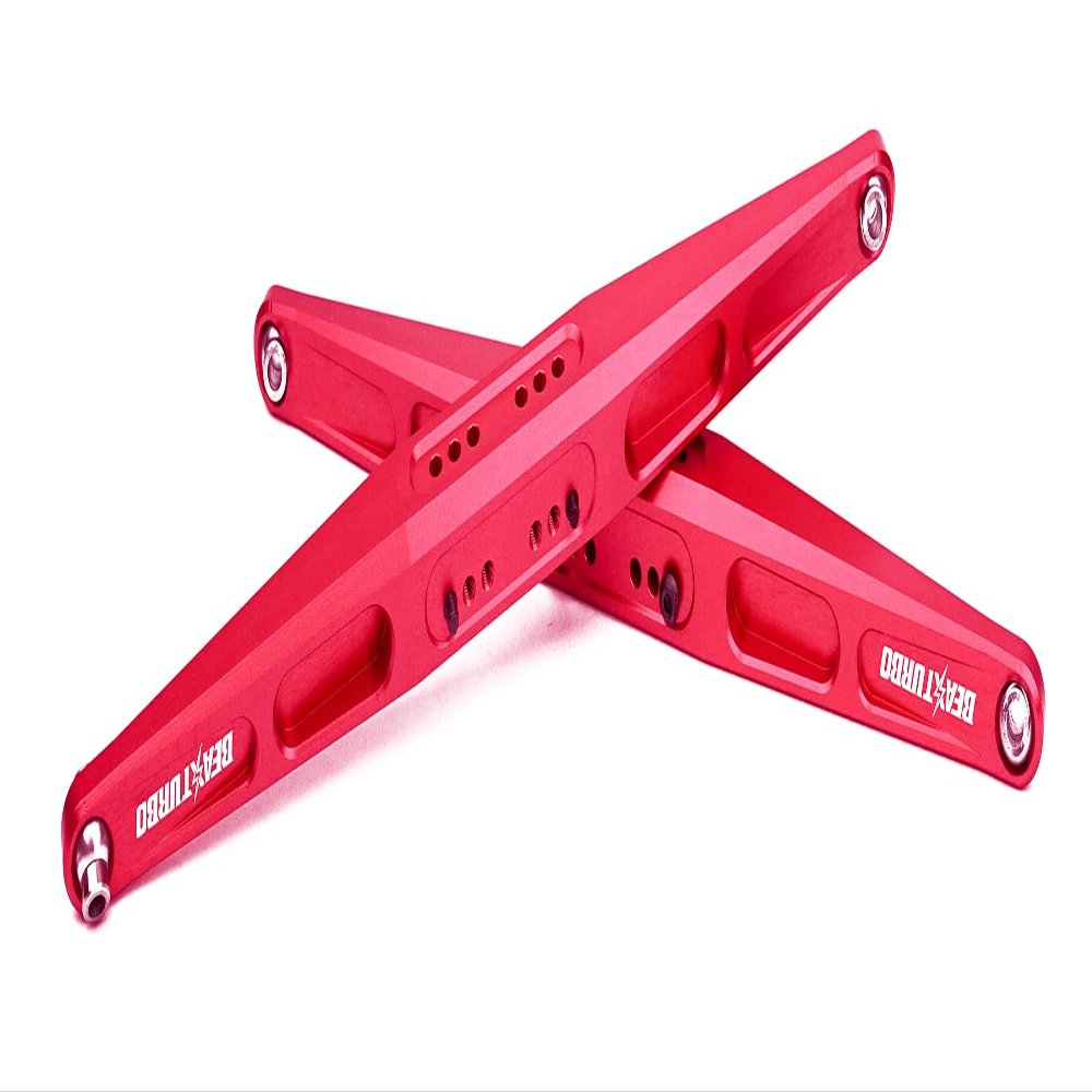 BEAXTURBO Racing Upgrade Parts CNC Aluminum #7075 Rear Trailing Arm for Traxxas Unlimited Desert Racer UDR 1:7 (red)