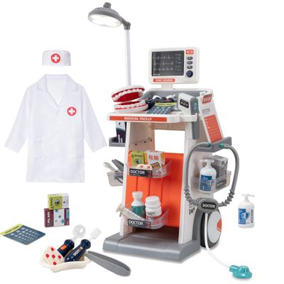 STEM Doctor Playset for Kids - Interactive Doctor Kit for Kids with Realistic LED Lights & Sounds, Role Play Kit to Diagnose & Heal, Educational Gift for Ages 3-5