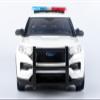 2022 Police Interceptor Utility Plain White Builder's Kit with Flashing Light Bar and Front and Rear Lights and Sounds 1/24 Diecast Model Car by Motormax 79541W view 4