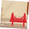 ORFOFE Wooden Train Train Bridge Pier Creative Railway Accessories for Toddlers Easy to Assemble view 4