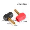 for 1/10 Off-Road Truck RC Car Upgrade Parts 2pcs/Set L-Shape Hard Shell Metal Heatsink Bullet Plugs Grips 4mm Replacement Parts RC Car Parts view 2