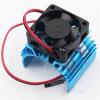 MIXVZARF RC Upgrade Accessories for HSP 1:10 RC Car 540 550 3650 3660 Size Motor Heat Sink RC Parts Electric Car Brushless Motor Heatsink Cover Cooling Fan RC Car Accessories view 2