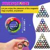 21 Pcs Magnetic Rings Fidget Toys Set Easter Decorations Basket Stuffers for Kids Finger Magnet Rings ADHD Anxiety Fidget Spinner Rings for Relief Birthday Present for Adults Teens Kids view 4
