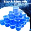 24 Pack Blue Galaxy Slime, Slime Bulk Party Favor for Girls & Boys, Clear Container Jars Galaxy Star Slime Cup, Soft, Wet, Non Sticky, Birthday Gifts, Classroom Rewards for Kids, Goodie Bag Stuffers view 2