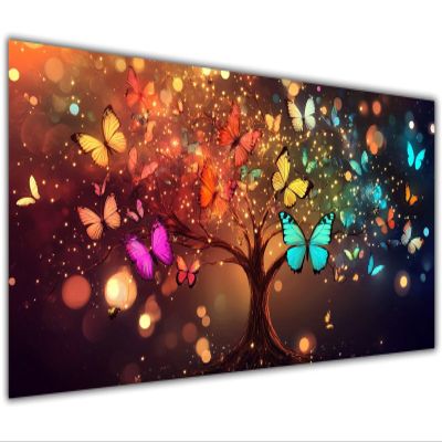 100x200cm Large Paint by Numbers Kit for Adults Colorful Paint by Numbers ButterflyColored Oil Canvas Art Kit with Acryli Pigment Brushes for Home Wall Decor Crafts Man Women Hobbies Girl Gift KL-925