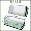 Small Storage Basket Volleyball Cartoon Baskets for Organizing 2 Pack Shelf Baskets with Handles Fabric Storage Bins for Bathroom Table Counter view 2