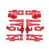 GFEJVDBI Metal Upgrade Retrofit C-seat Steering Cup Swing Arm Set 7 Pieces Compatible with 104009 12401 12402 12403 12404 12409 RC Car Parts(Red) view 1