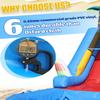 21FT(L) Commercial Water Slide for Adults Kids, 100% PVC Inflatable Adult Water Slide with 950W Blower, 0.45mm Heavy Duty Vinyl Blow Up Water Slides Backyard Outdoor, 21x9x12ft view 3