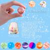JOICEE 30PCS Bouncy Balls for Kids,9 Assorted Styles 30mm Bouncy Balls Bulk Rubber High Bouncing Toys with Storage Bag for Boys Girls Party Favors Birthday Gifts Classroom Prizes view 2