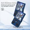 FIOPAZ for R36MAX Silicone Protective Case, Soft Skin for R36 MAX Retro Handheld Game Console Accessories, Anti-Scratch Washable Only for R 36 MAX Sleeve with Lanyard (Blue) view 4