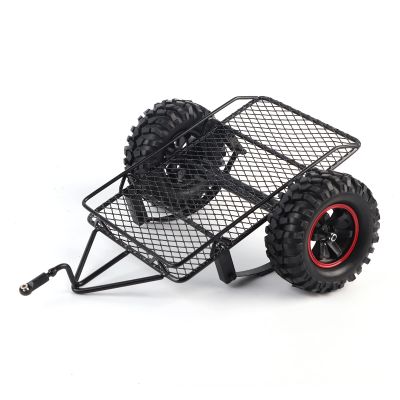 1.9 Inch Metal Wheel Tire Model Car Trailer for/Axial SCX10 D90 CC01 1/10 RC Truck, Addition for RC Enthusiasts