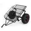 1.9 Inch Metal Wheel Tire Model Car Trailer for/Axial SCX10 D90 CC01 1/10 RC Truck, Addition for RC Enthusiasts view 3