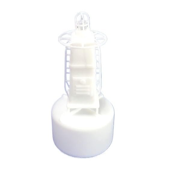 3D Printed Resin Marine Buoy for RC Boat - Unpainted White DIY Ship Accessories, Nautical Simulation Parts, 1 Marine Buoy