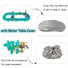 cuteDIY Leak-Proof Kids Water Table with Cover, Outdoor Play Toys Playset for Toddlers 3-5 Ages 4-8 for Outside Garden Beach Pool view 2