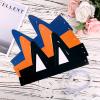 Gosknor 24pcs Dog Theme Birthday Headbands, Coated Paper Puppy Ears Crowns with Elastic Ropes Dog Party Hats Favors for Kids Adults Dress-up Photo Props Decorations Supplies (Blue, Orange, Black) view 3