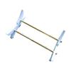 Boat Model Bracket with Circular Arc Bottom Placement Rack, Made of ABS Sheet and Brass Tube, Quick Assembly, Dimensions: 130mm Length, 76mm Width, 36mm Height view 1