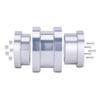 4pcs CNC Aluminum Beadlock Wheels Rim Hub Upgrade Kit for 1/10 RC Buggy Car Tamiya Frog Grasshopper Hornet Sand Scorcher Parts (Silver) view 3