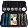 GOODEASY 300-Piece Clay Poker Chip Set, Professional Casino-Grade with 14g Chips, 2 Card Decks, Carrying Case for Home Games, Ages 12+ (300PCS) view 1
