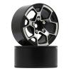 4pcs 140g/pcs Heavy Duty 1.9" Beadlock Wheel Rim Hub for 1/10 RC Crawler Car Axial SCX10 for Traxxas TRX4 RC4WD D90 for Redcat for Gen8 for MST(White) view 4
