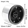 1.9 Metal Beadlock Wheels for 1/10 RC Crawler/Trail Truck, Compatible with Axial SCX10/Capra/TRX-4, CNC-Machined Alloy Rims Heavy-Duty Off-Road Performance Black view 2