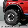 1.9 Metal Beadlock Wheels for 1/10 RC Crawler/Trail Truck, Compatible with Axial SCX10/Capra/TRX-4, CNC-Machined Alloy Rims Heavy-Duty Off-Road Performance Black view 3