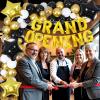 JOYMEMO Grand Opening Decorations Black and Gold - Balloon Arch Garland Kit with Grand Opening Banner, Star Balloons for New Business Store Shop Restaurant Celebration Party Supplies view 4