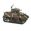 URFunModel 1/16 US M5A1 RC Tank for Adults, 2.4G Remote Control Tank, RC Battle Tank RC Army Tank, Light Tank Model with Light Sound Effects, Two Batteries, RTR view 4
