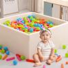 Heopeis Ball Pit Balls and Strips for Ball Pits, 120pcs Cute Plastic Star Toy Balls for Kids, Baby Toddler 1-3 Birthday, Bounce House, Play Tent, Baby Pool Water Toys, Party (Rainbow) view 2
