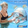 2025 Mambobaby Baby Float with Canopy & Tail Infant Swim Float Non-Inflatable Toddler Pool Float with Skin-Friendly Material for 3-24 Months Baby Boys Grils Green (Deluxe Edition) view 3