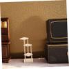 12 Scale Miniature Flower Stand Dollhouse Plant Rack Wooden Shelf Holder for Home Decor view 4