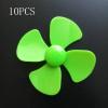 10PCS 60MM 4-Blade Propeller Fan Blade Fit 2MM Shaft Motor for Model Making Wind Car Small Fan Underwater Robot DIY Helicopter(Red) view 4