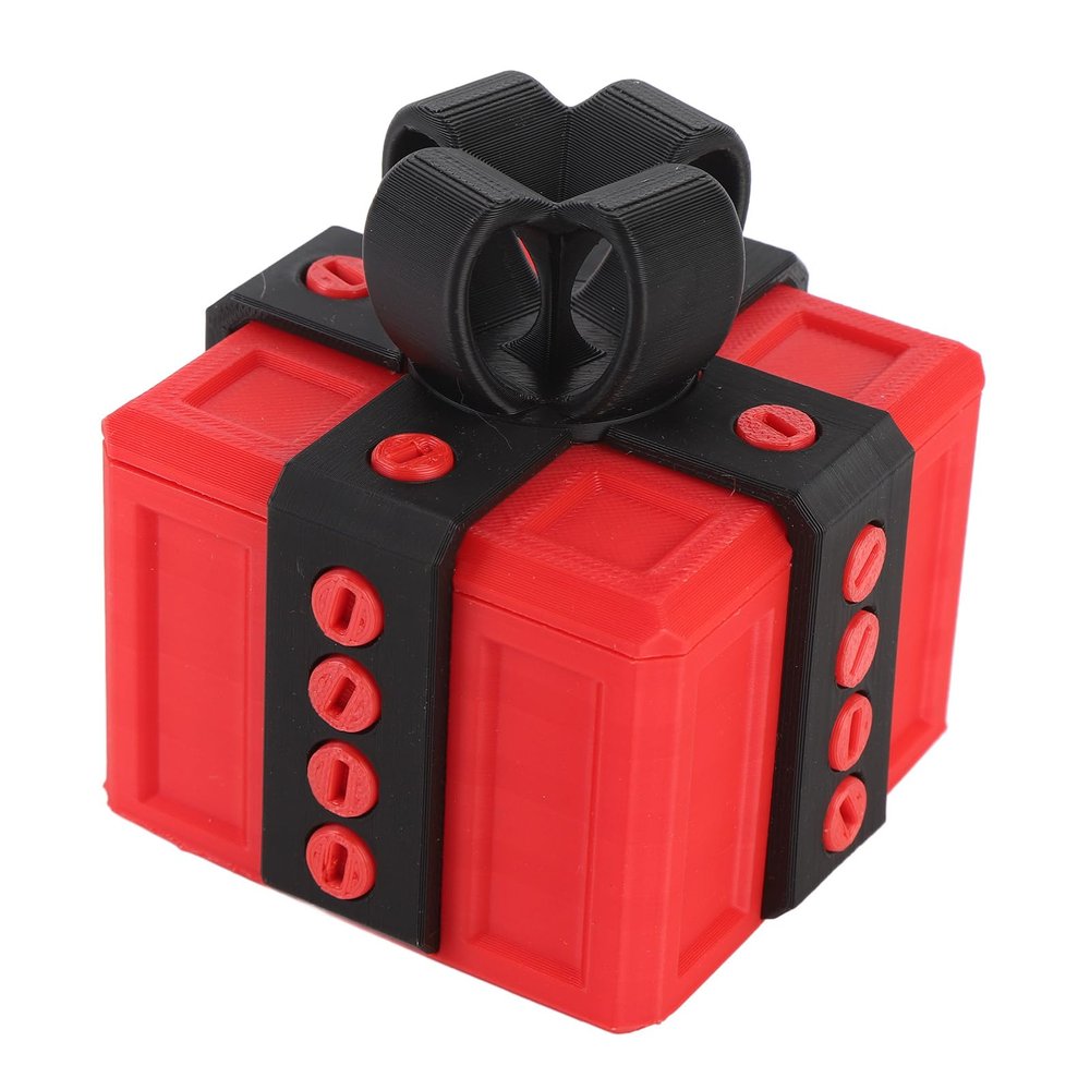 Bewinner Annoying Gift Box with Screws - Take Apart Box to Get Gift, Novelty Funny 3D Printed Present Box, Hilarious Money Card Container for Storing Toys Holiday Decorations