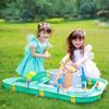 cuteDIY Leak-Proof Double-Tier Water Table Toys Playset with Cover, with Built in Pump, Kids Outside Play Toys for Toddlers 3-5 Ages 4-8 for Outside Garden Beach Pool view 4