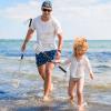 2 Ps Shell Scooper for Beach, Shark Tooth Sifter with Stainless Steel Adjustable Long Handle, Sand Sifter and Shovel Tool for The Beach to Collecting Shells, Shark Teeth Dipper for Kids and Adults view 3