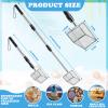 2 Ps Shell Scooper for Beach, Shark Tooth Sifter with Stainless Steel Adjustable Long Handle, Sand Sifter and Shovel Tool for The Beach to Collecting Shells, Shark Teeth Dipper for Kids and Adults view 4